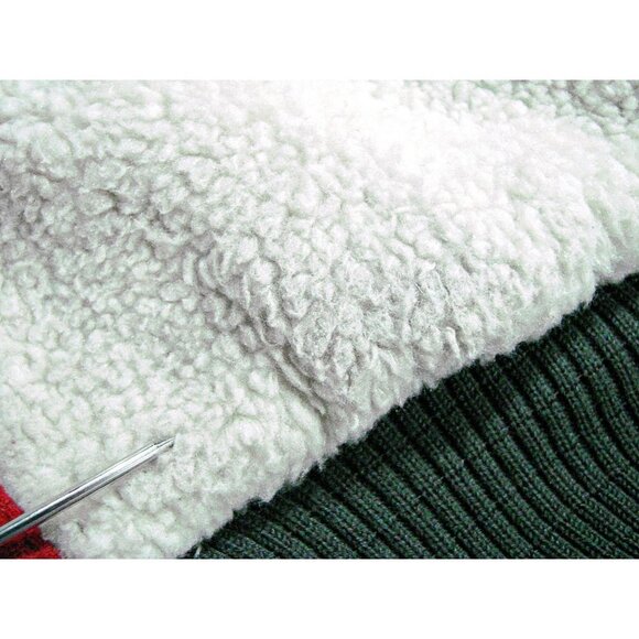 Mens Members Only Wool Coat Jacket Gray Red Trim Sherpa Lined Zip Front Sz 40 M - Picture 11 of 12